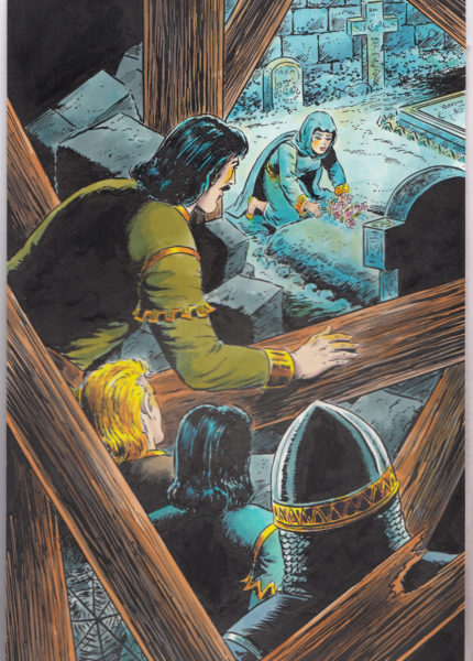 Sigurd Originalzeichnung Hansrudi Wäscher für Titelseite Kioskausgabe GB Nr. 32